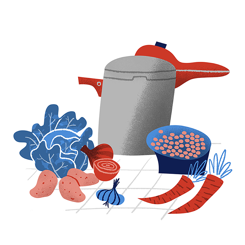 Editorial digital illustration series